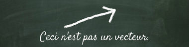 La notion de vecteur et la signification du verbe « représenter »